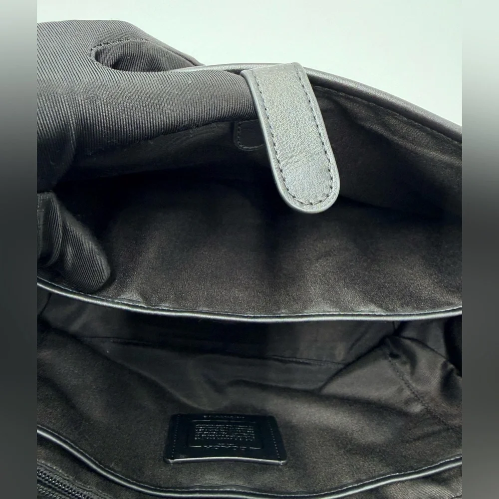 Coach Black/Gray Tote Insert Organizer C4812 w/ Creed Patch – Like New - Picture 11 of 13